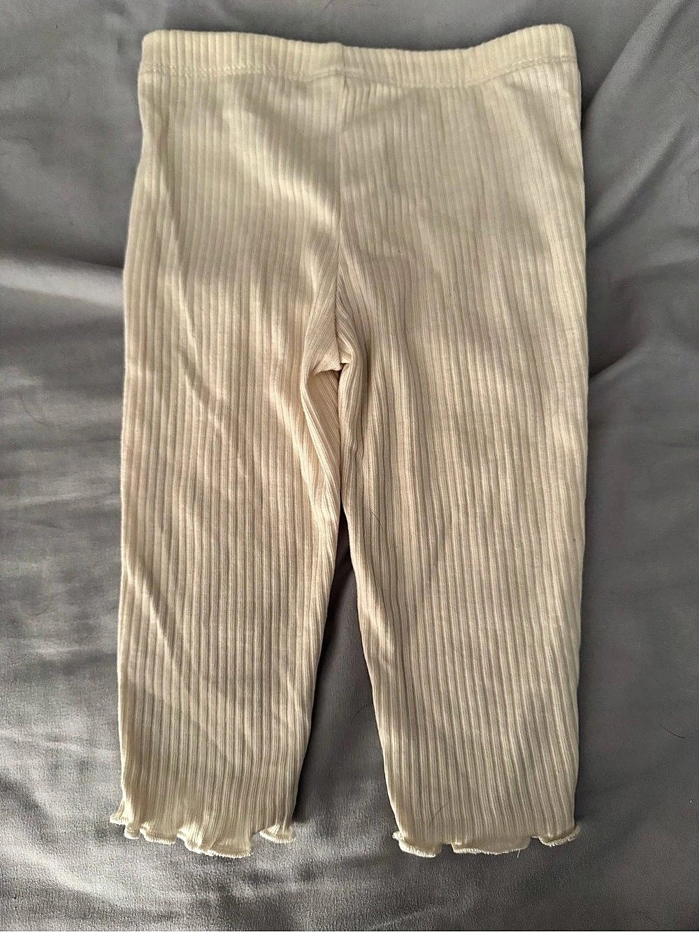 Carter's Ribbed Ruffle-Hem Leggings Baby 6M - Picture 2 of 3